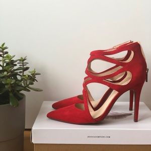 Jessica Simpson Red Heels NIB - Size 8M
